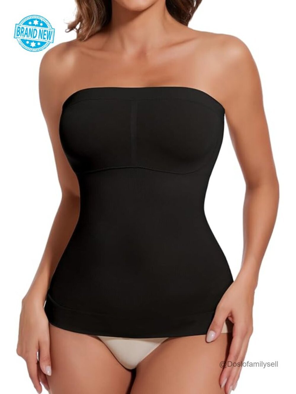 Strapless Shapewear Tank Top Tummy Control Cami